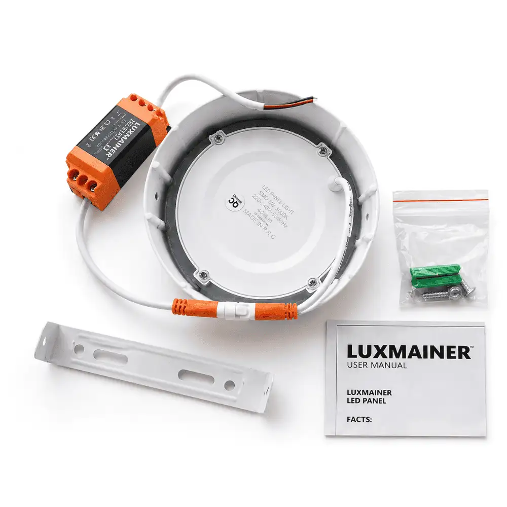 Luxmainer nadgradni led panel SMD-SR 6W 408 lm 3000 K - Slika 2