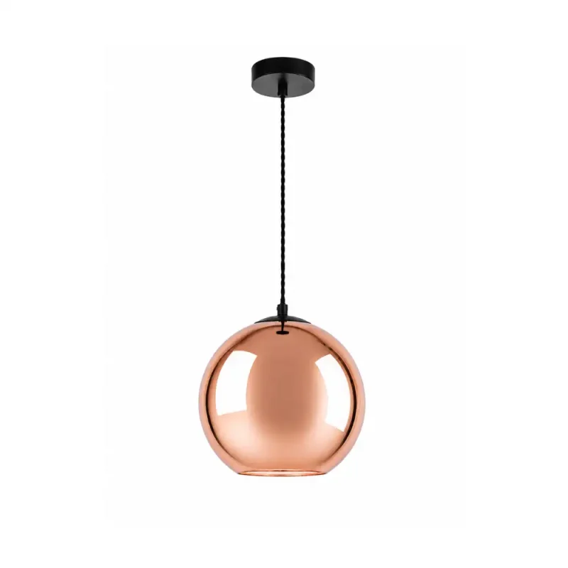 Optonica 3D visilica s jednim grlom 40w E27 rose gold okrugla