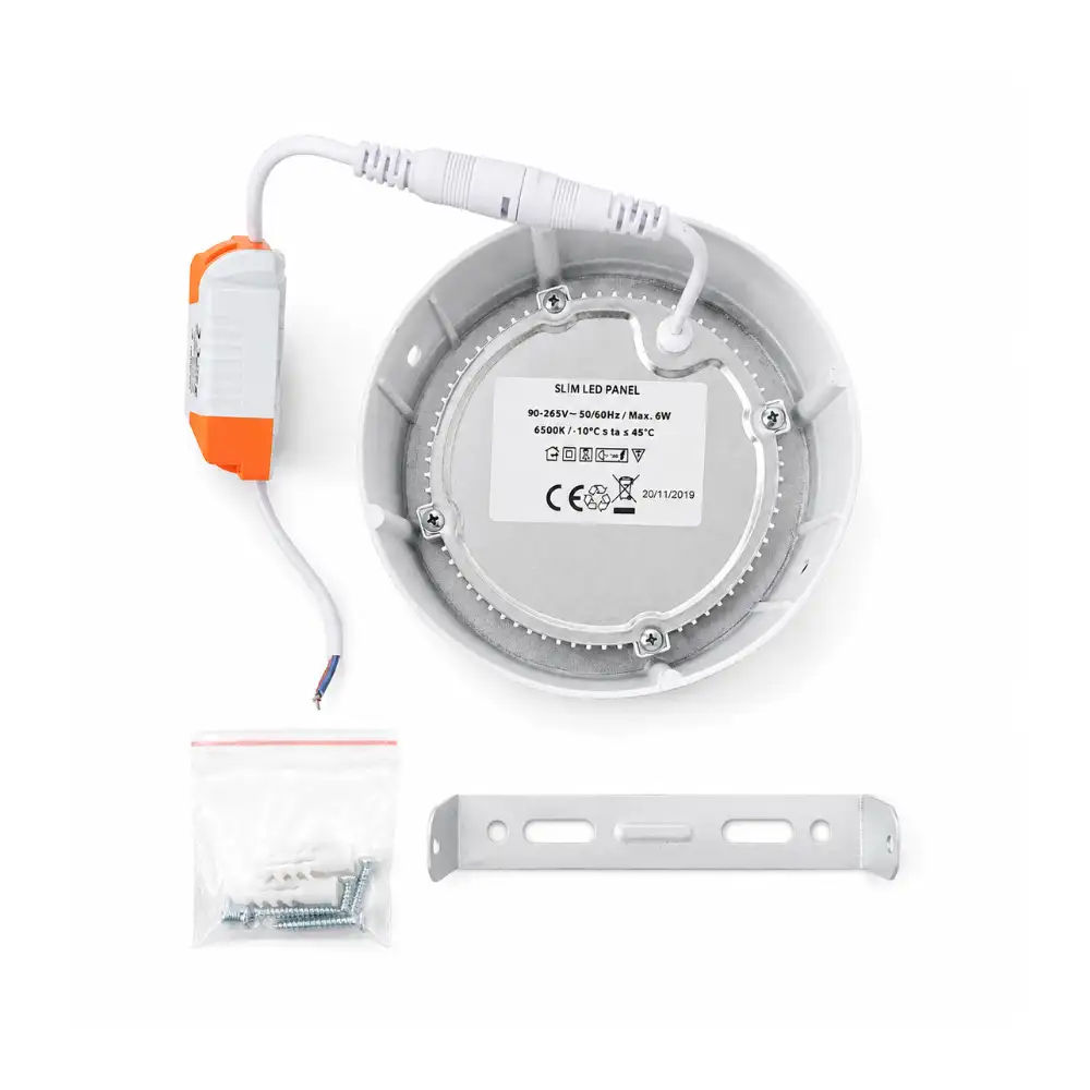 Kendal elektrik nadgradni led panel 6w 420 lm slim downlight okrugli - Slika 2
